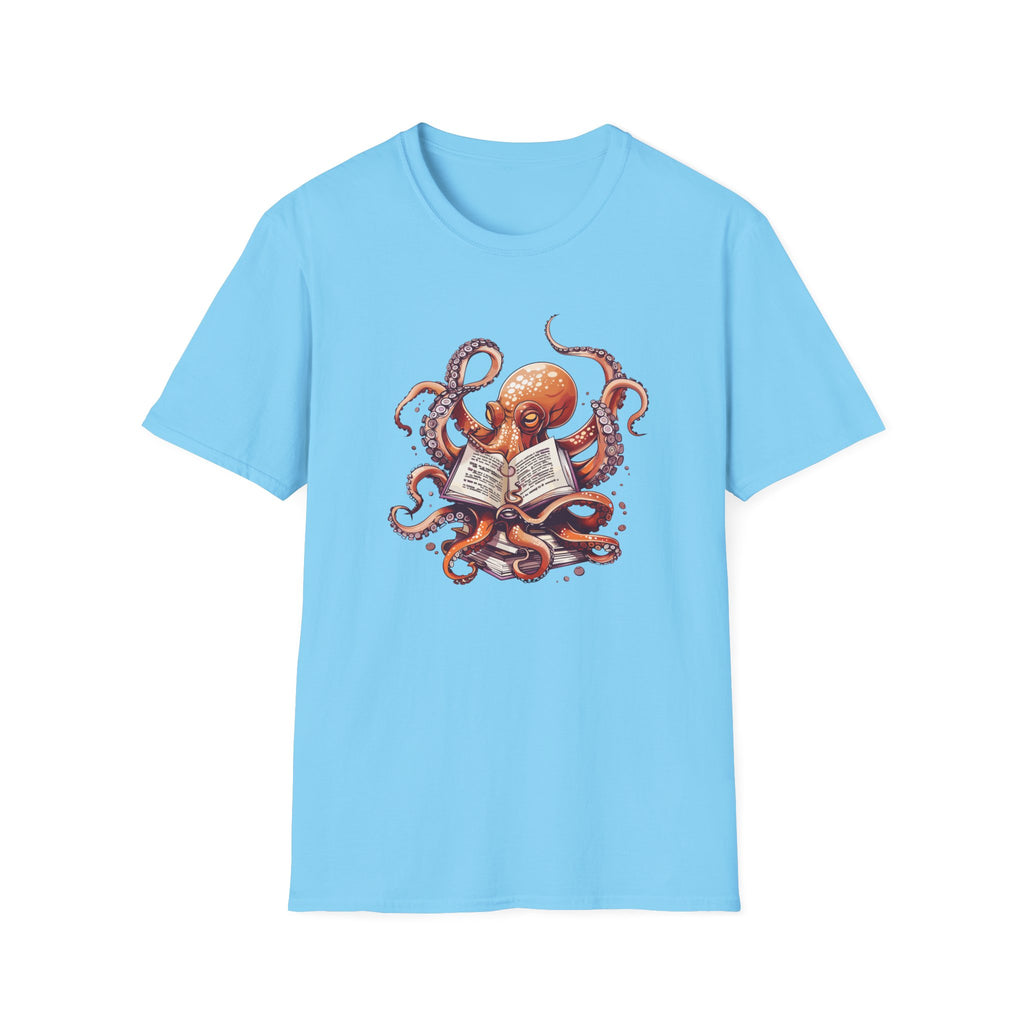 Reading Octopus T Shirt