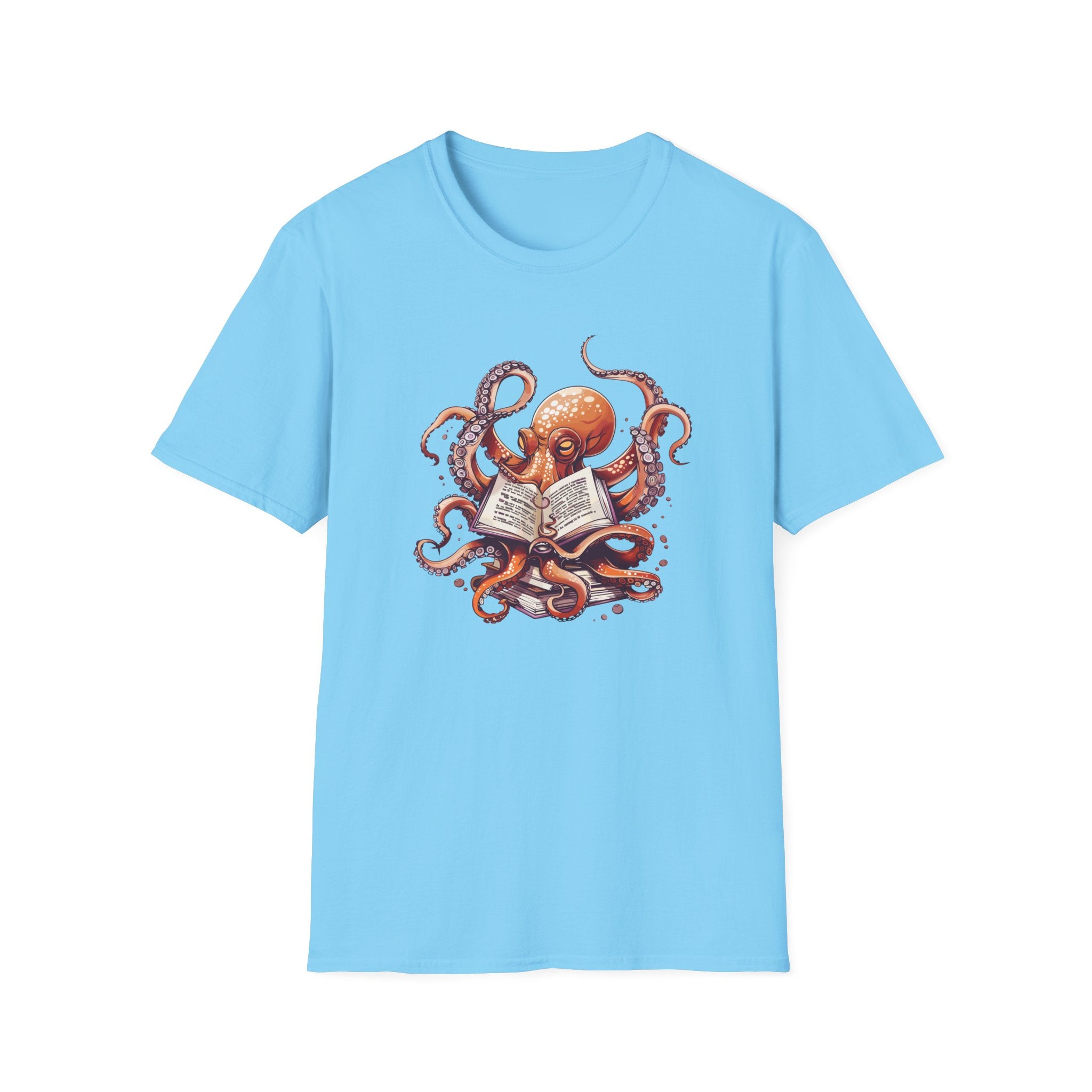 Reading Octopus T Shirt