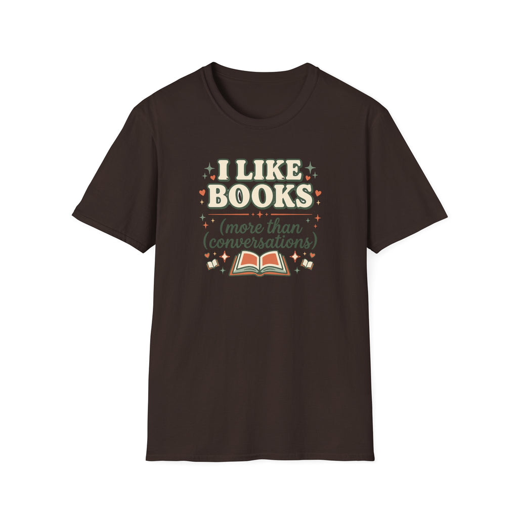 I Like Books T Shirt