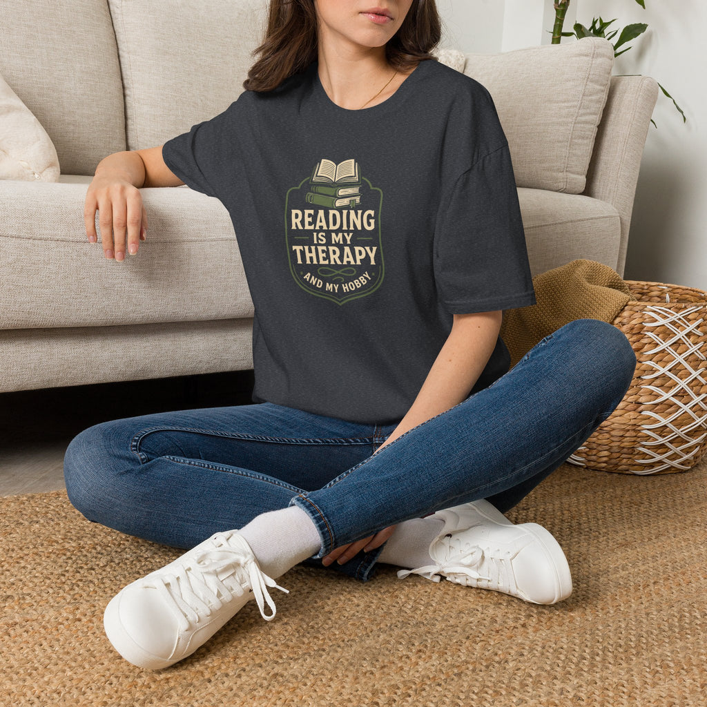 Reading Is My Therapy T Shirt