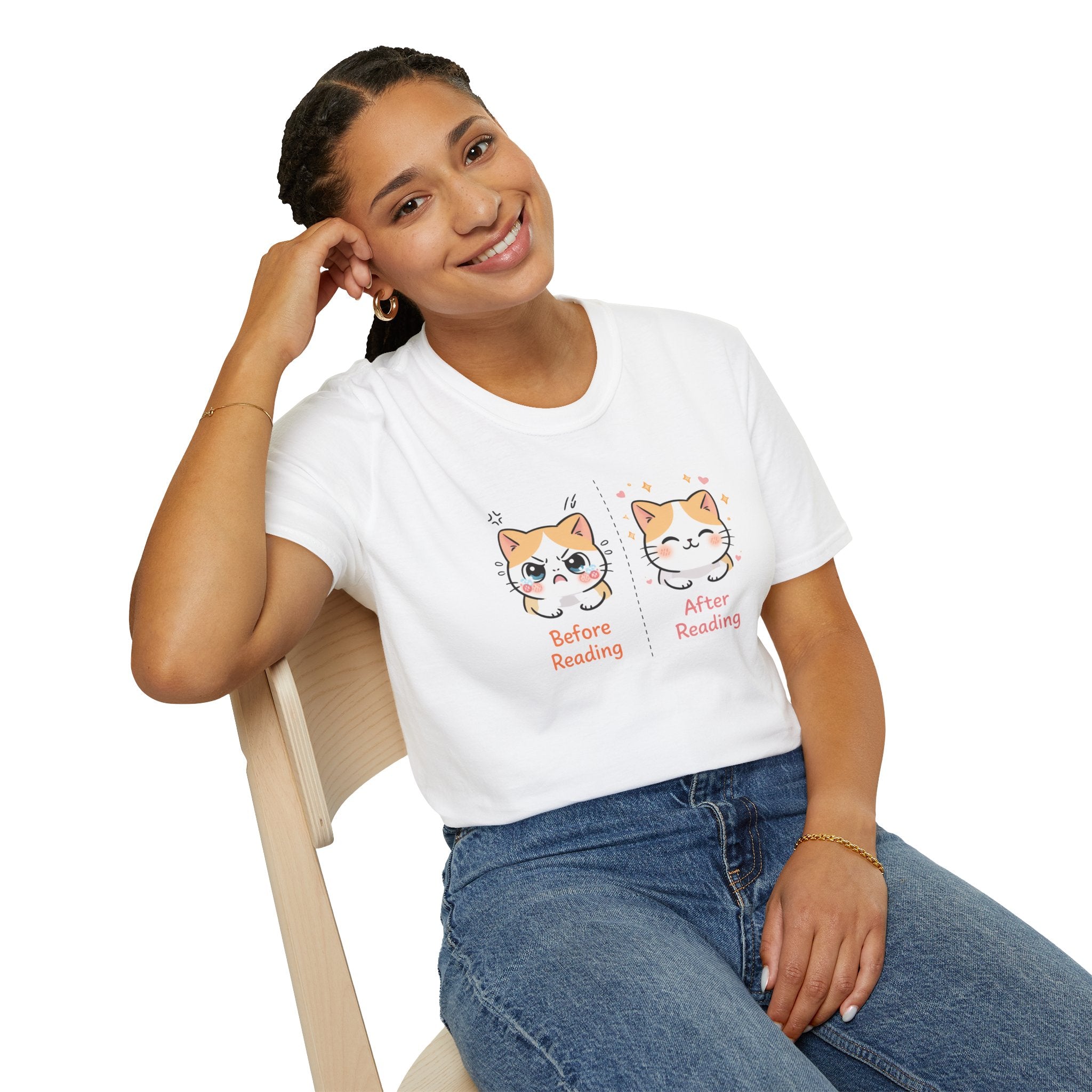 Before-After Reading T Shirt