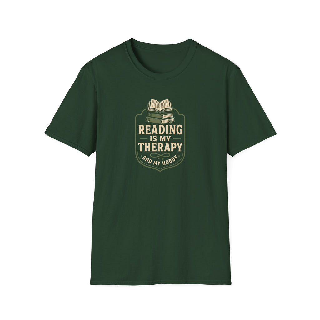 Reading Is My Therapy T Shirt