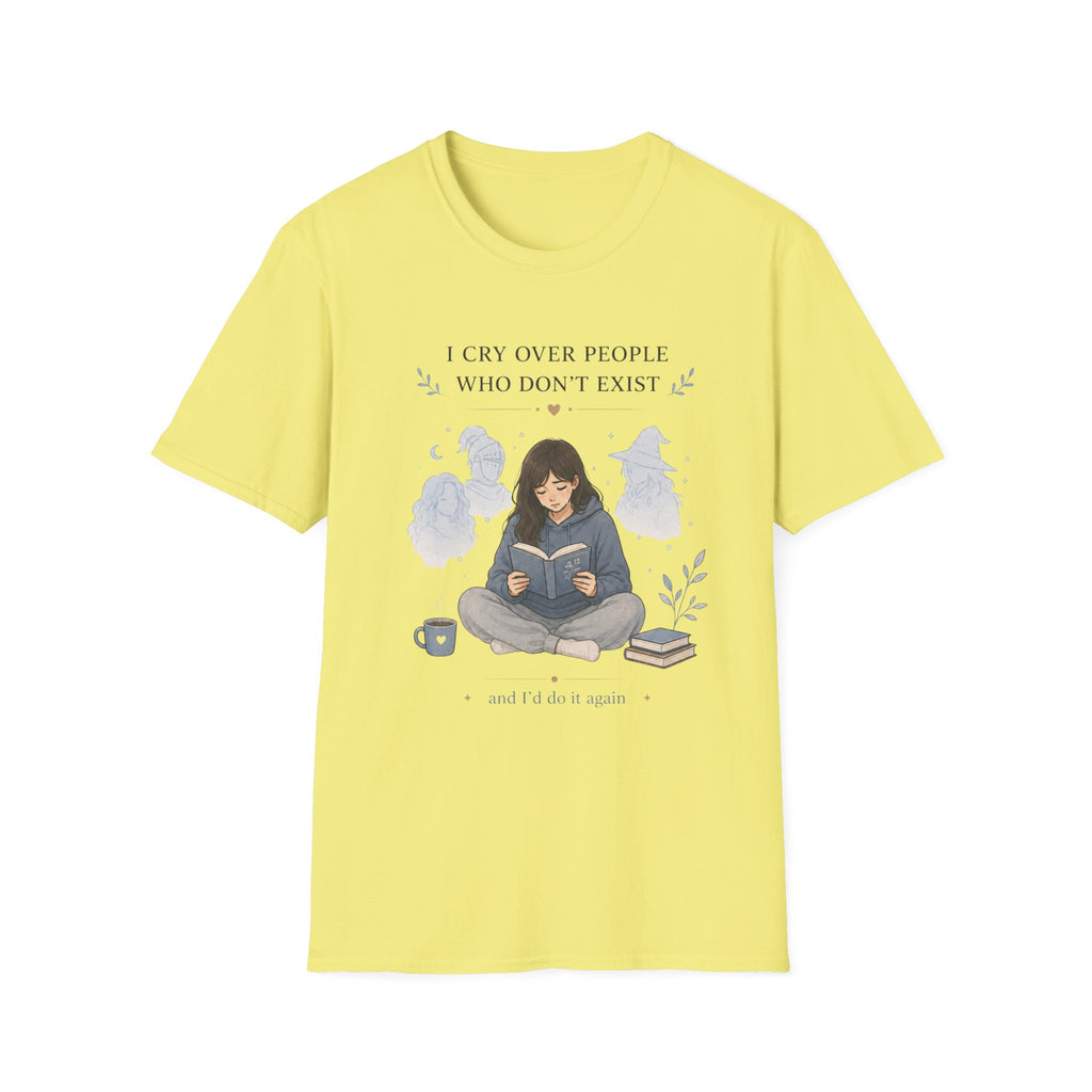 Girl Crying Over A Book T Shirt