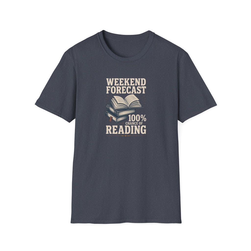 100% Chance of Reading T Shirt