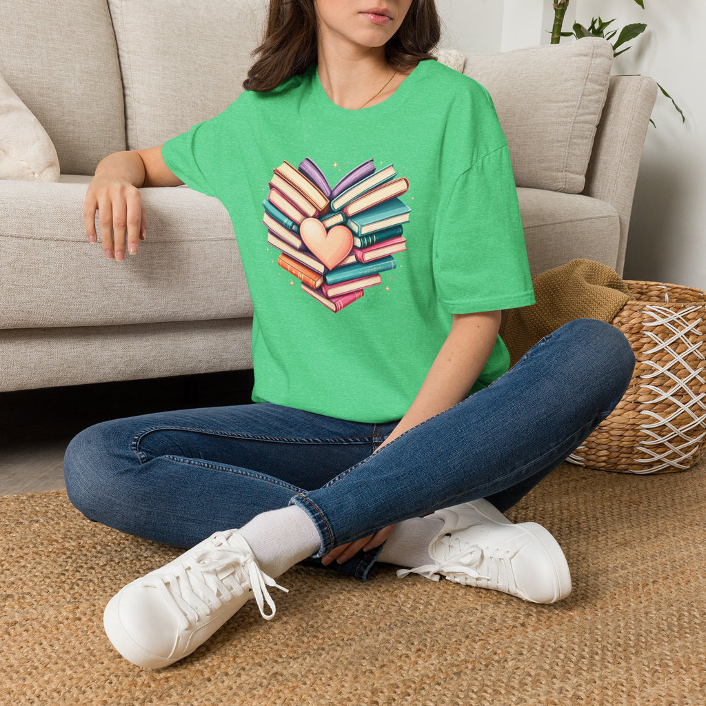 Heart Shape Book T Shirt