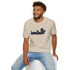 Boy  Reading Silhouette T Shirt
