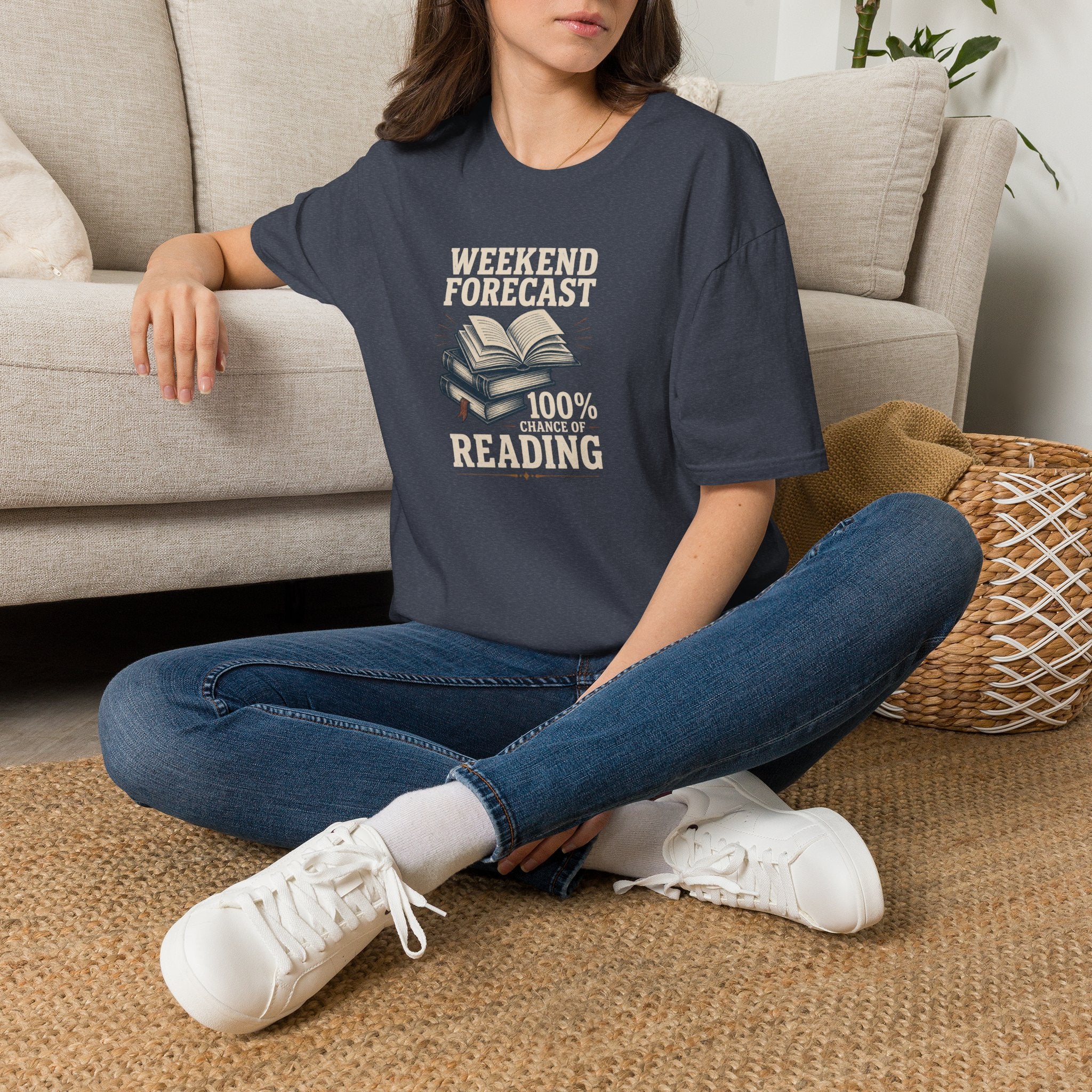 100% Chance of Reading T Shirt