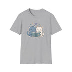 Couple Cat Reading