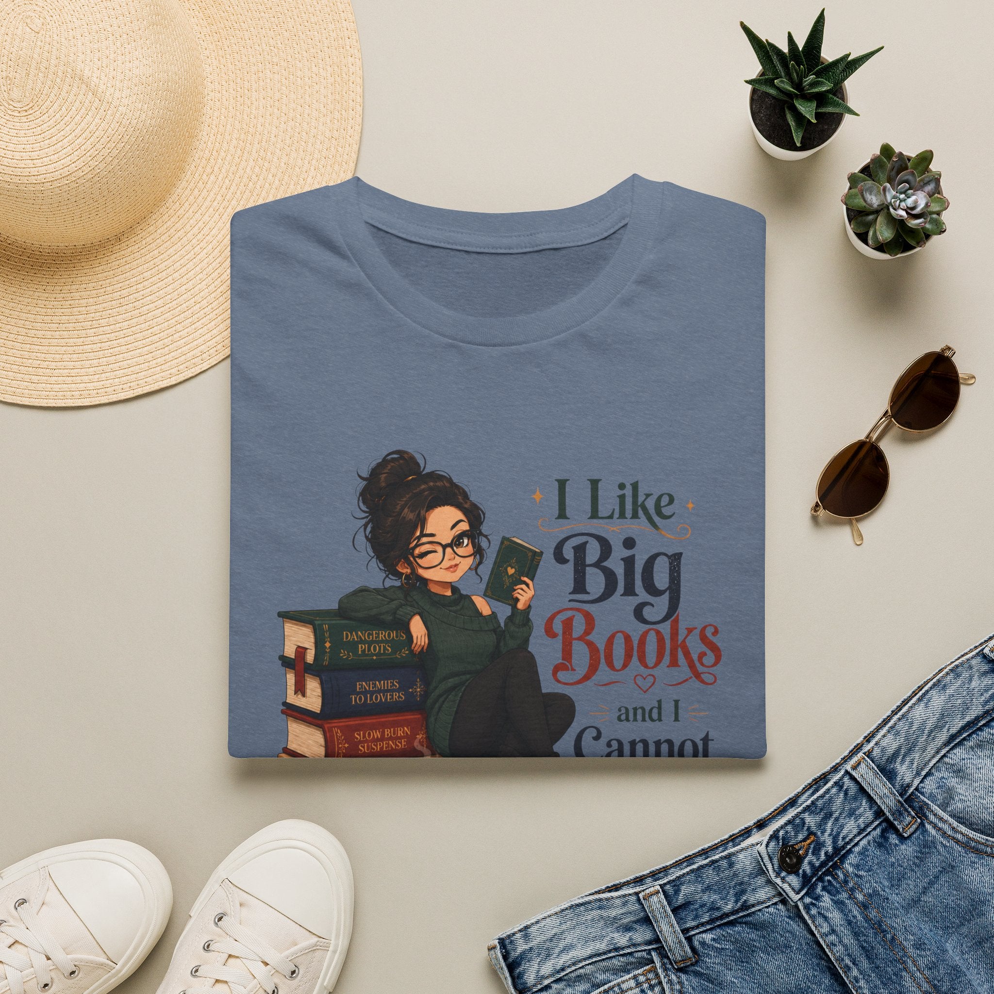 I Like Big Book T Shirt
