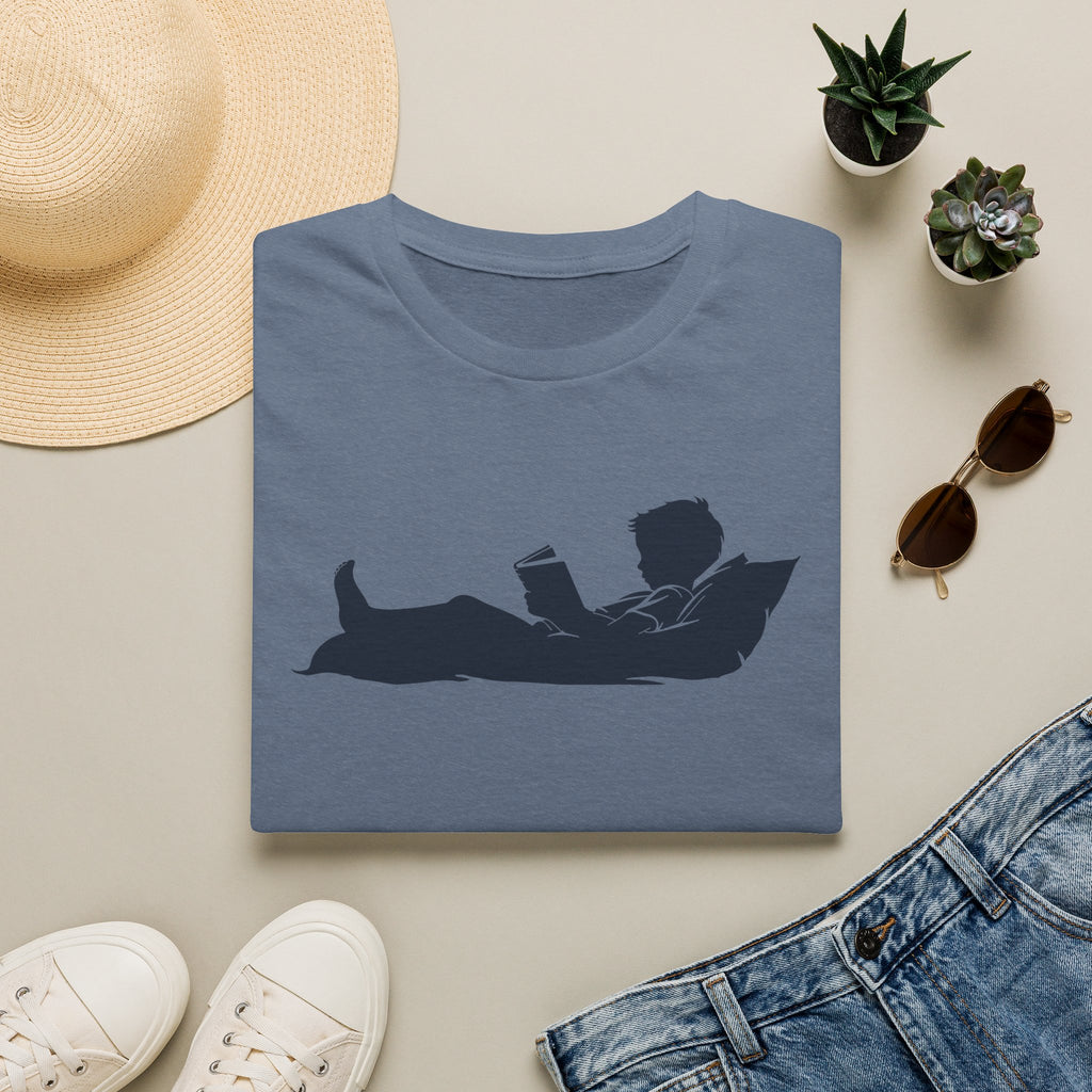 Boy  Reading Silhouette T Shirt
