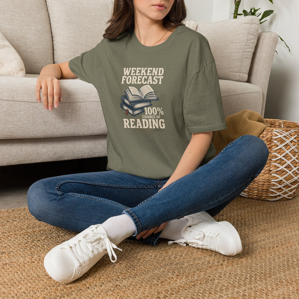 100% Chance of Reading T Shirt