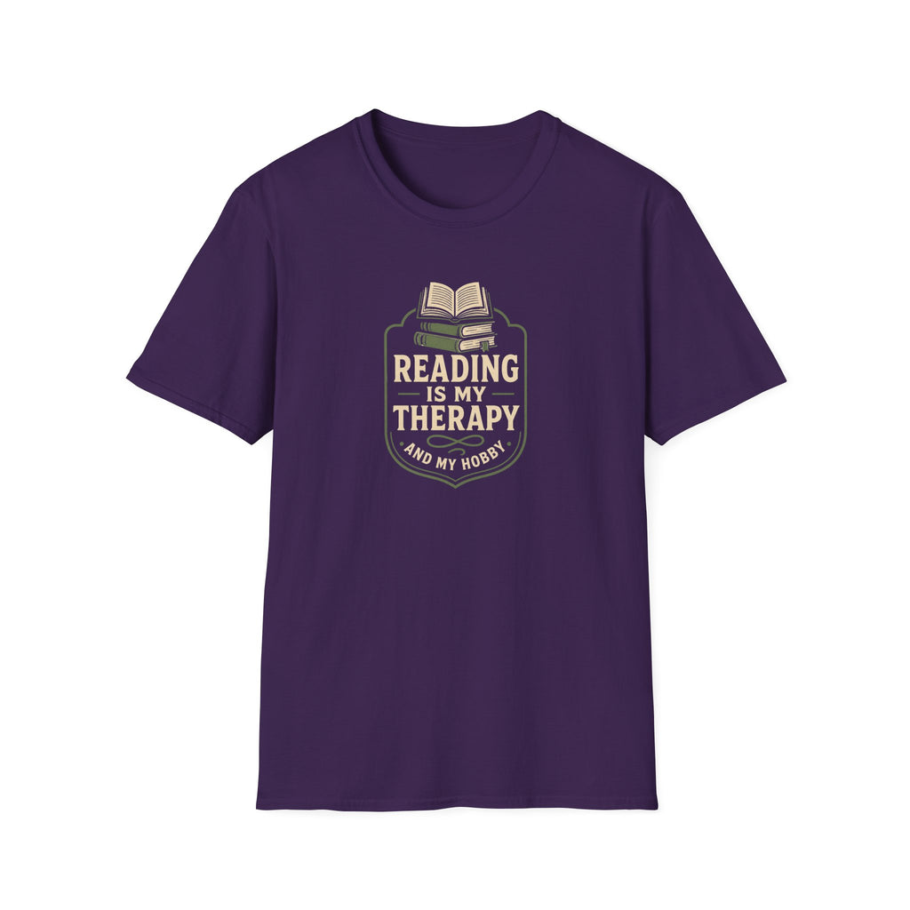Reading Is My Therapy T Shirt