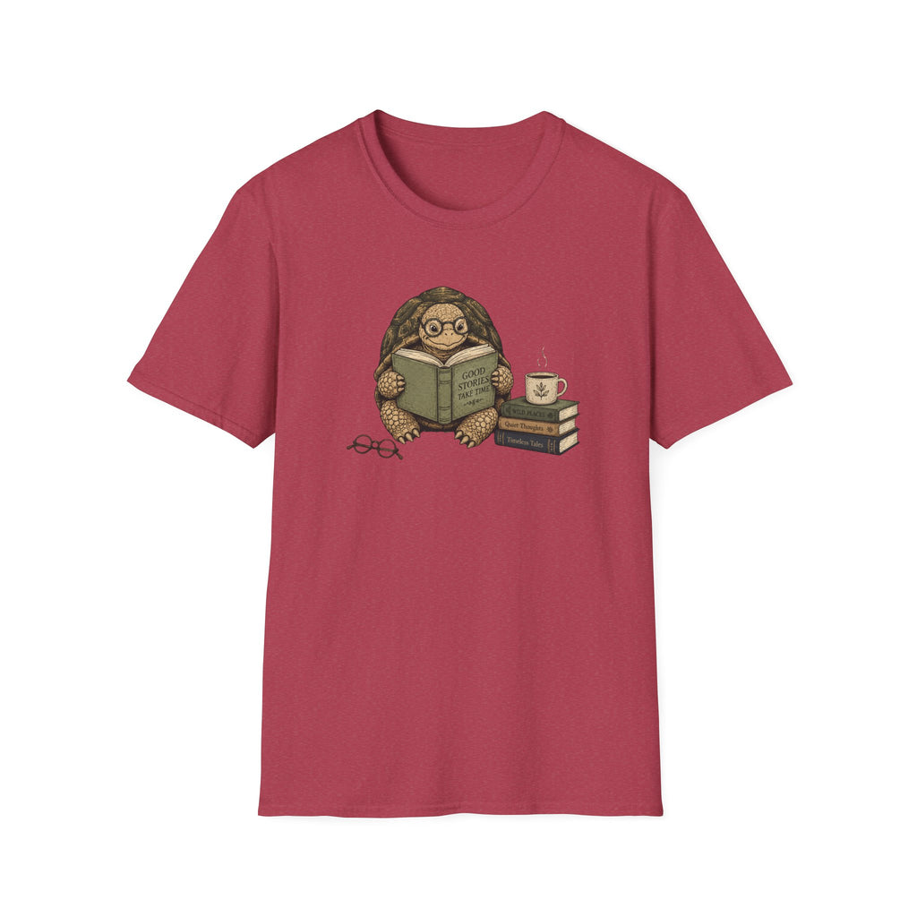 Tortoise Reading T Shirt