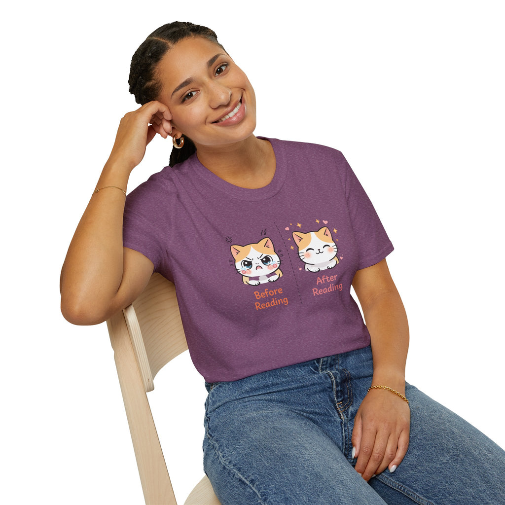 Before-After Reading T Shirt