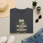Reading Is My Therapy T Shirt