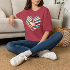 Heart Shape Book T Shirt