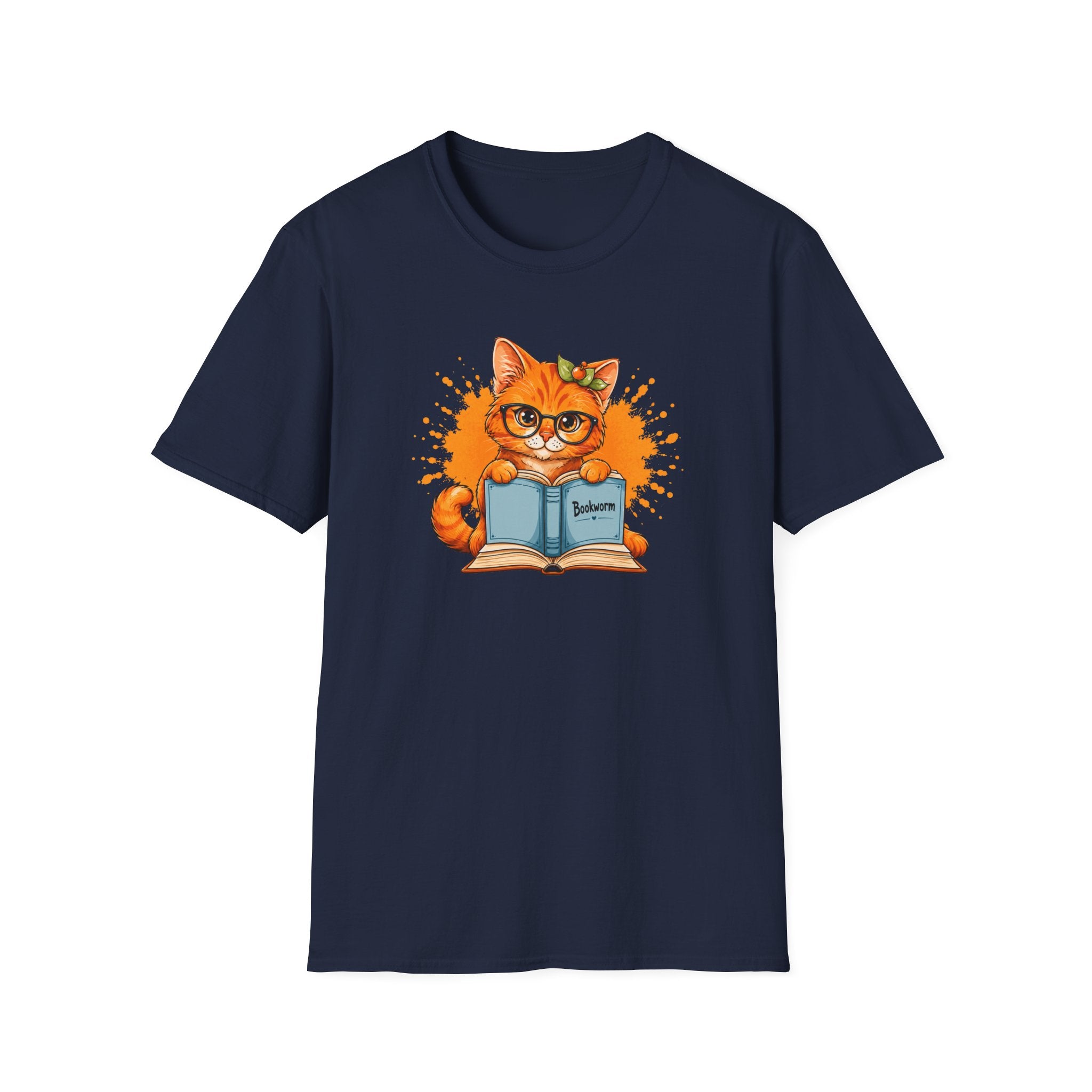 Bookworm Cat T Shirt