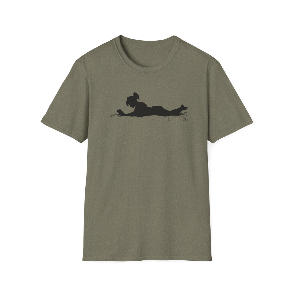 Female Silhouette Reading T Shirt