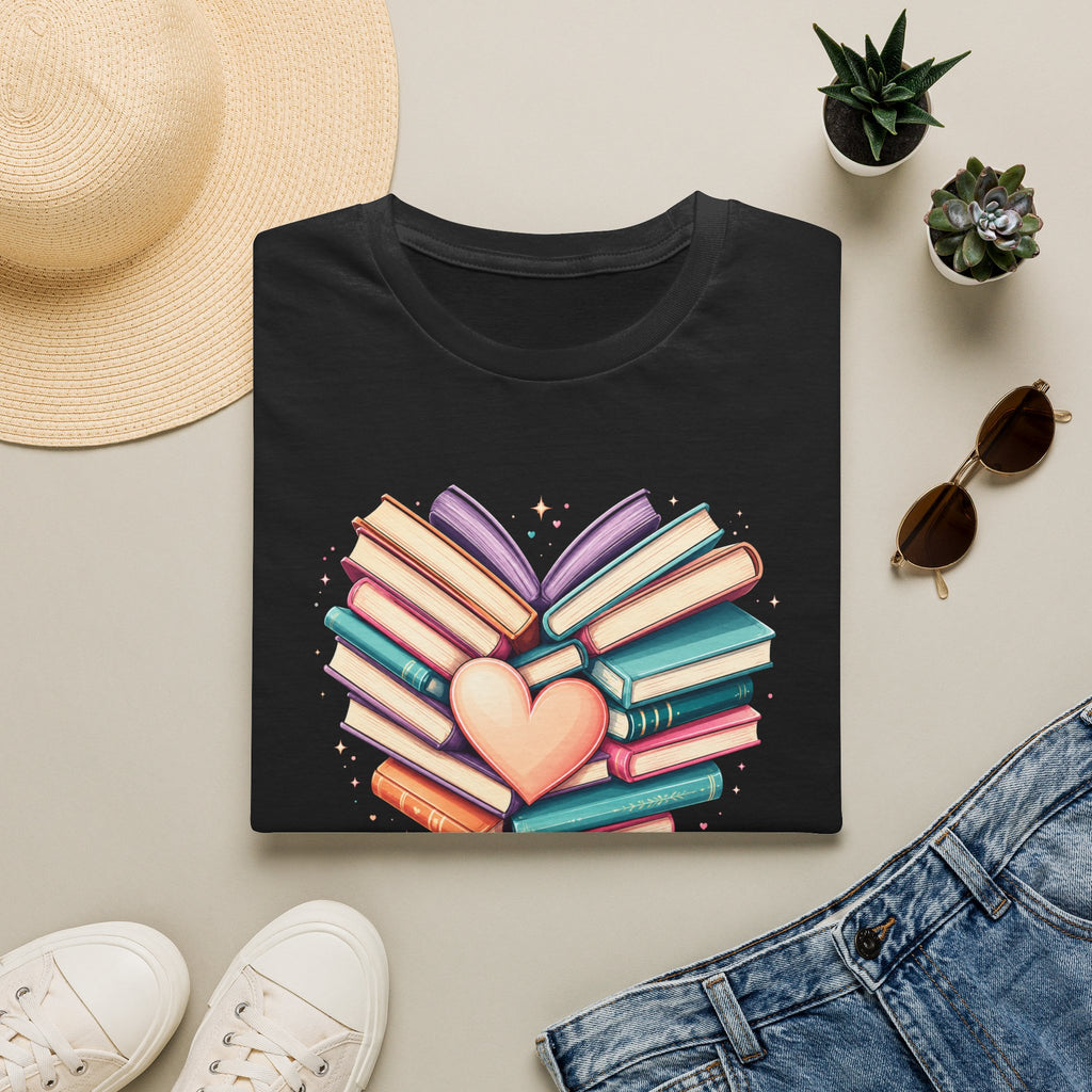 Heart Shape Book T Shirt