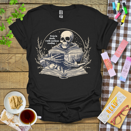 Reading Never Stop Graphic T Shirt