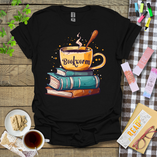 Bookworm Graphic T Shirt