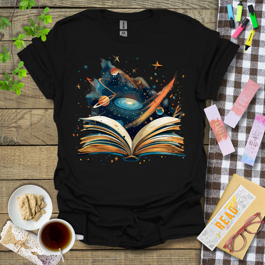 Space Theme Science Fiction Graphic T Shirt