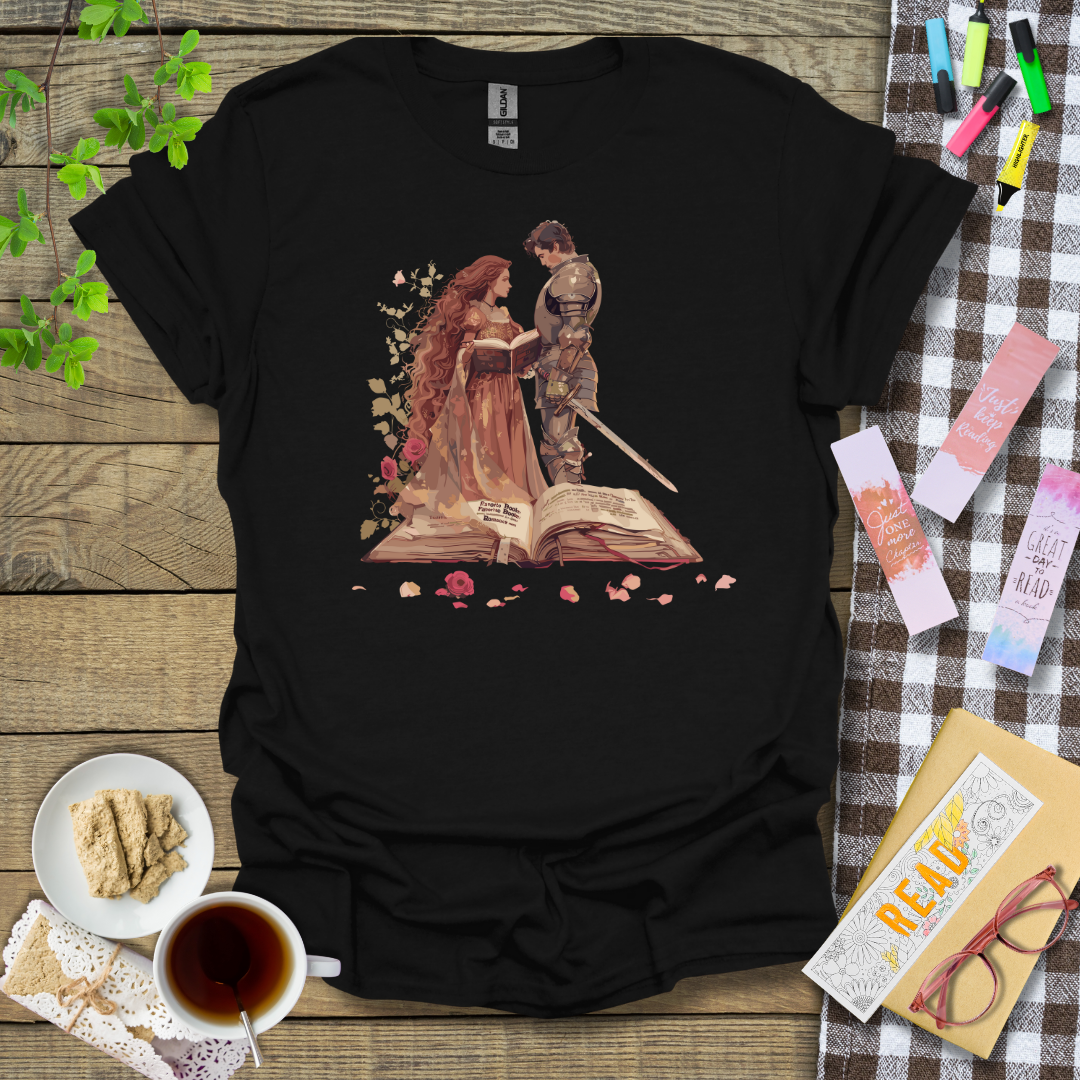 A Knight and Girl Graphic T Shirt