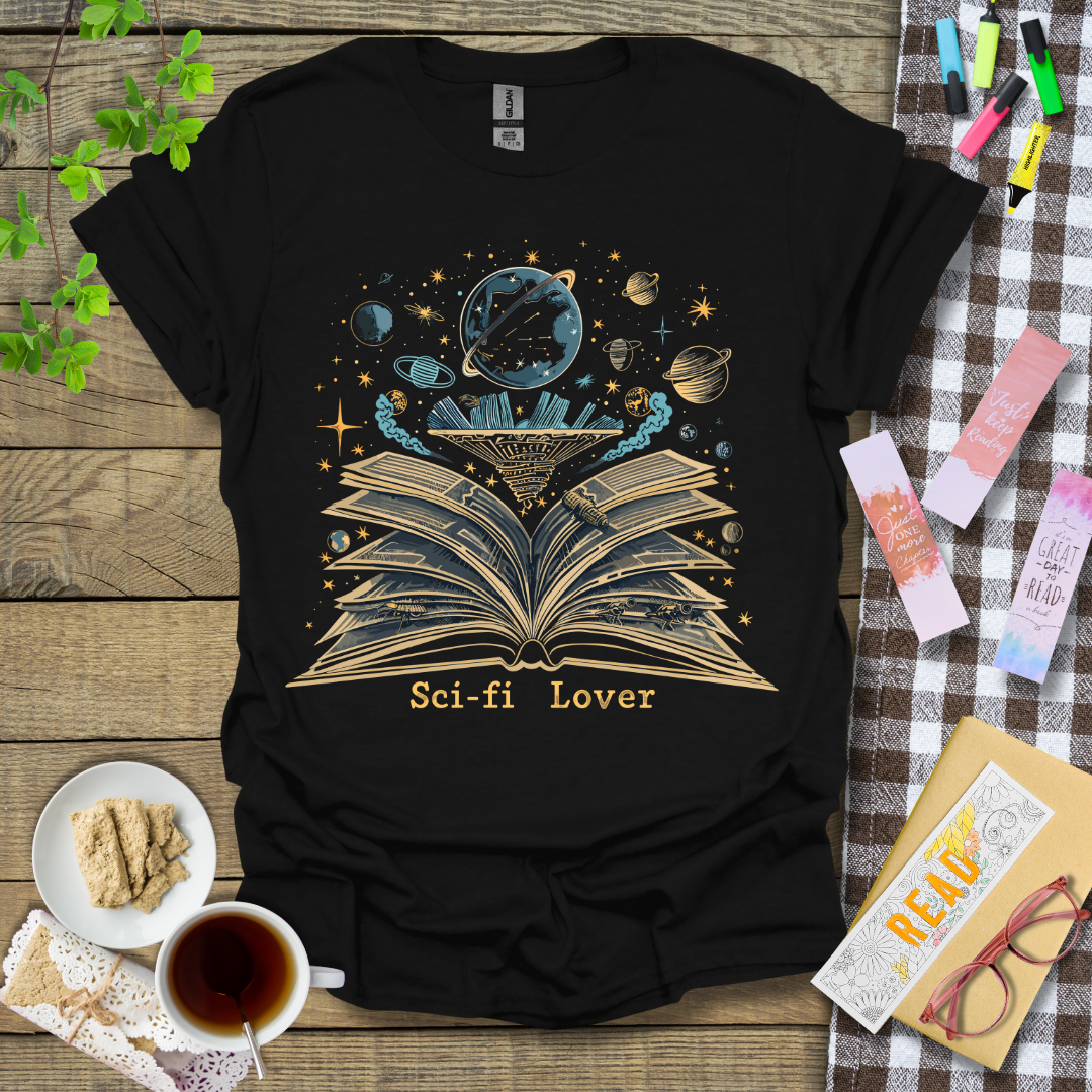 Sci-fi Lover Theme Graphic T Shirt