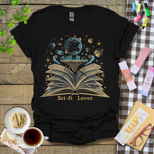 Sci-fi Lover Theme Graphic T Shirt