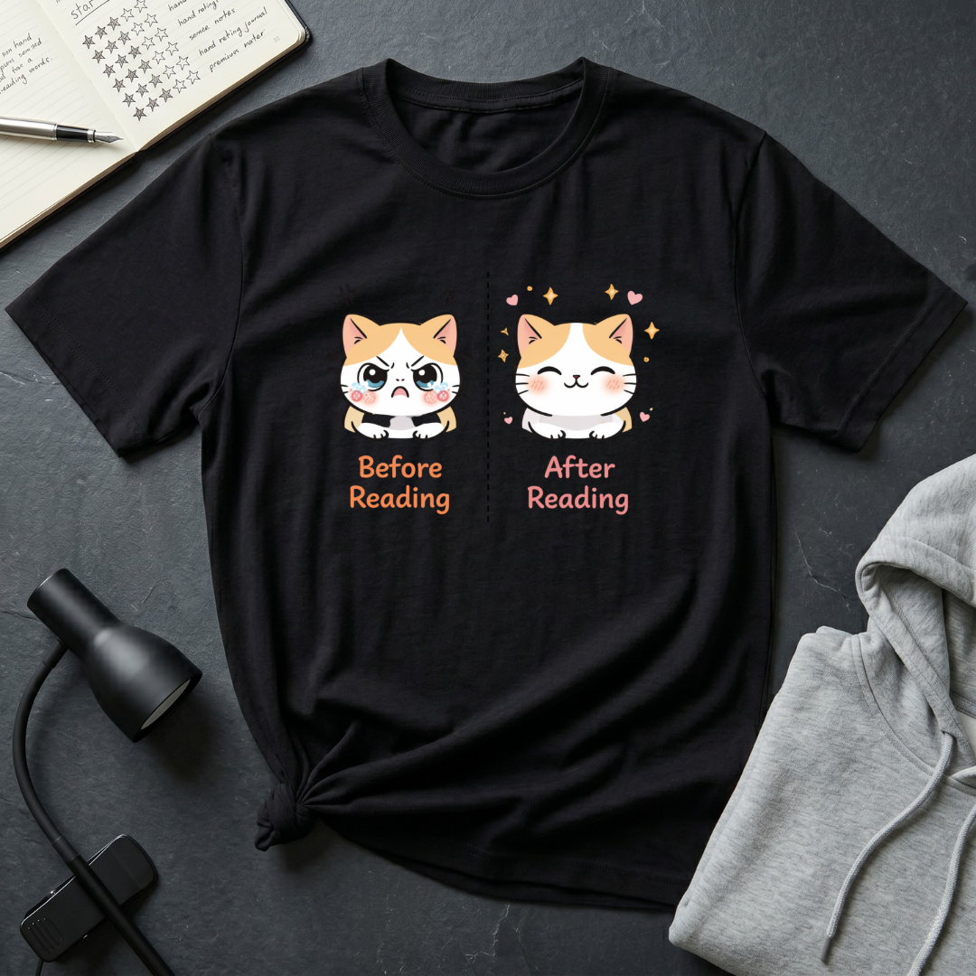 Before-After Reading T Shirt