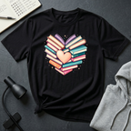 Heart Shape Book T Shirt