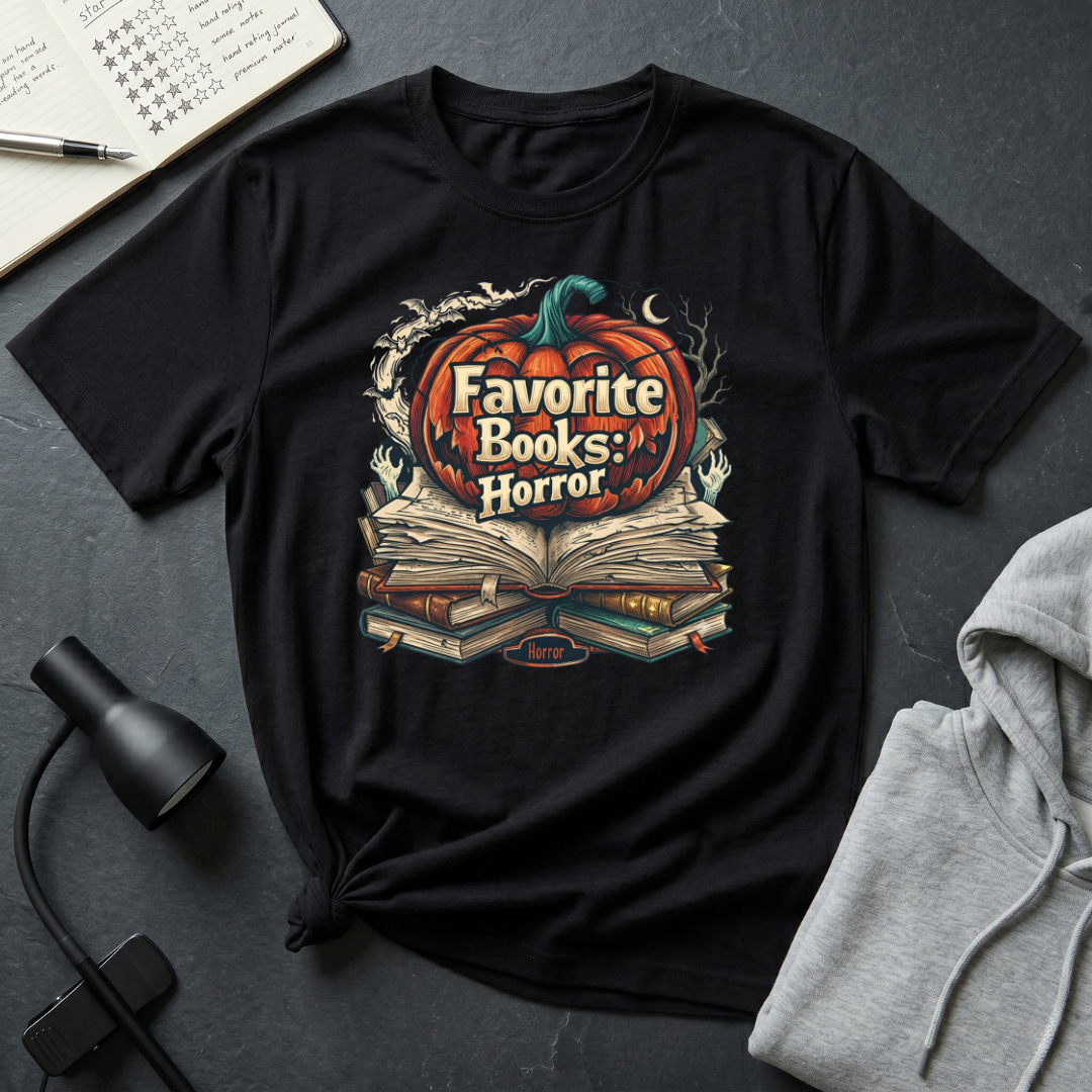 Favorite Book is Horror T Shirt