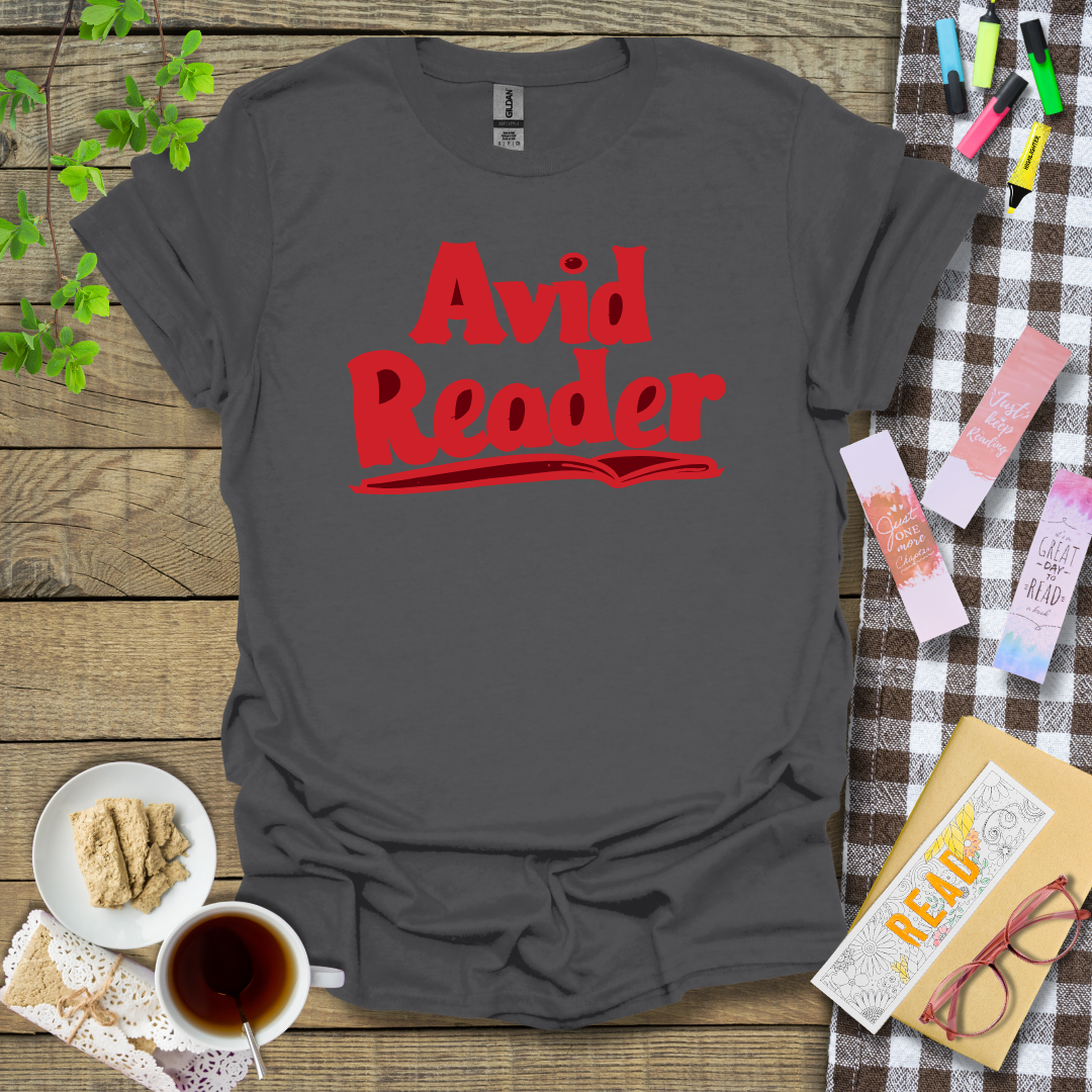 Avid Reader Graphic T Shirt