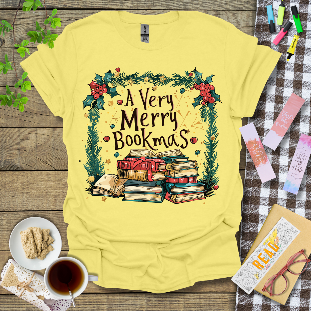 A Very Merry Bookmas Graphic T Shirt