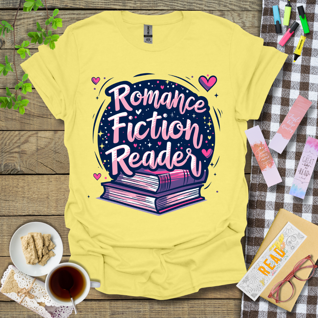 Romance Fiction Reader Graphic T Shirt