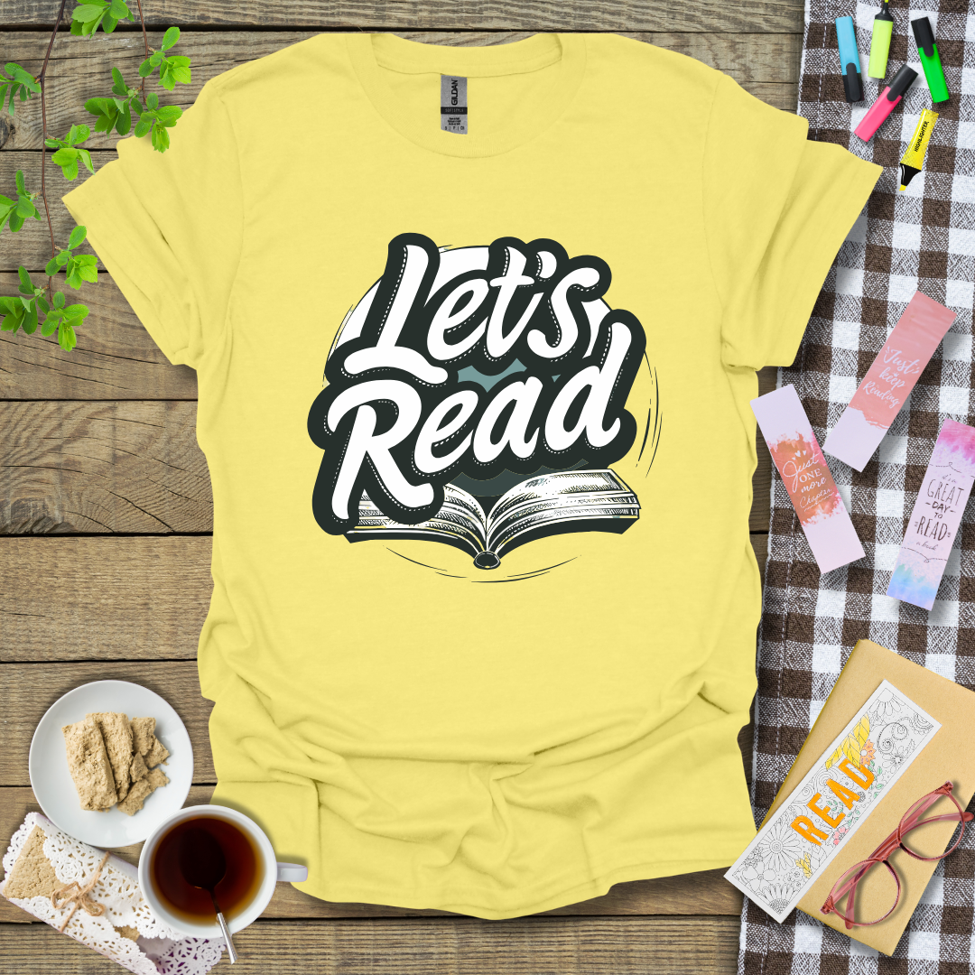 Let's Read Graphic T Shirt