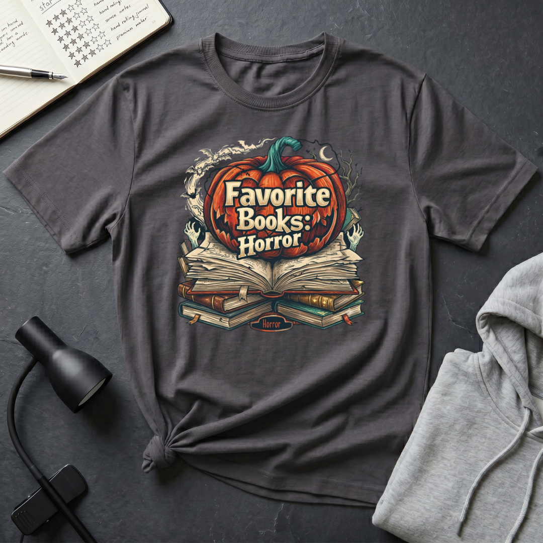 Favorite Book is Horror T Shirt