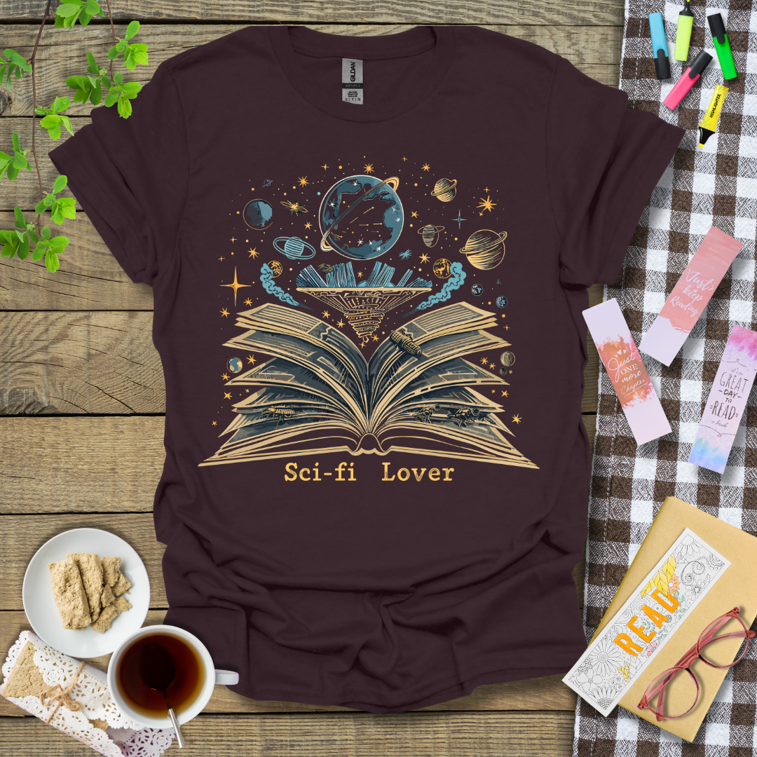 Sci-fi Lover Theme Graphic T Shirt