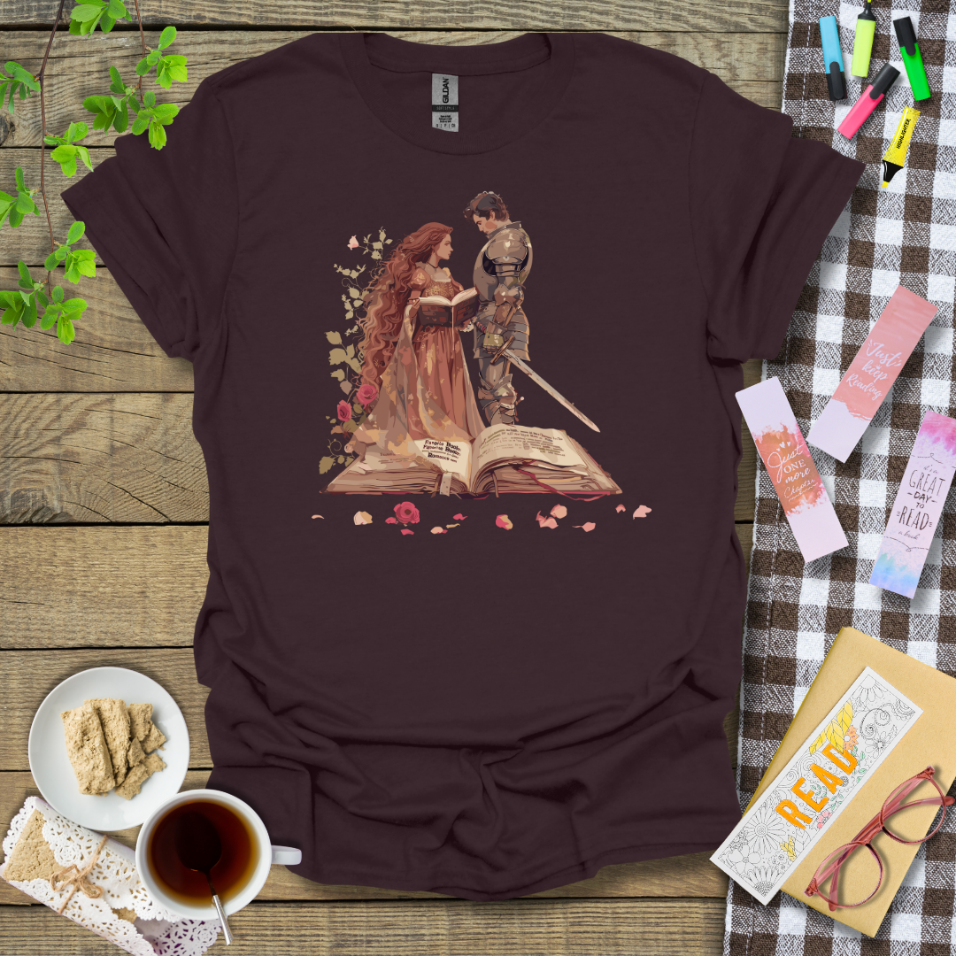 A Knight and Girl Graphic T Shirt