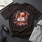 Reading Octopus T Shirt