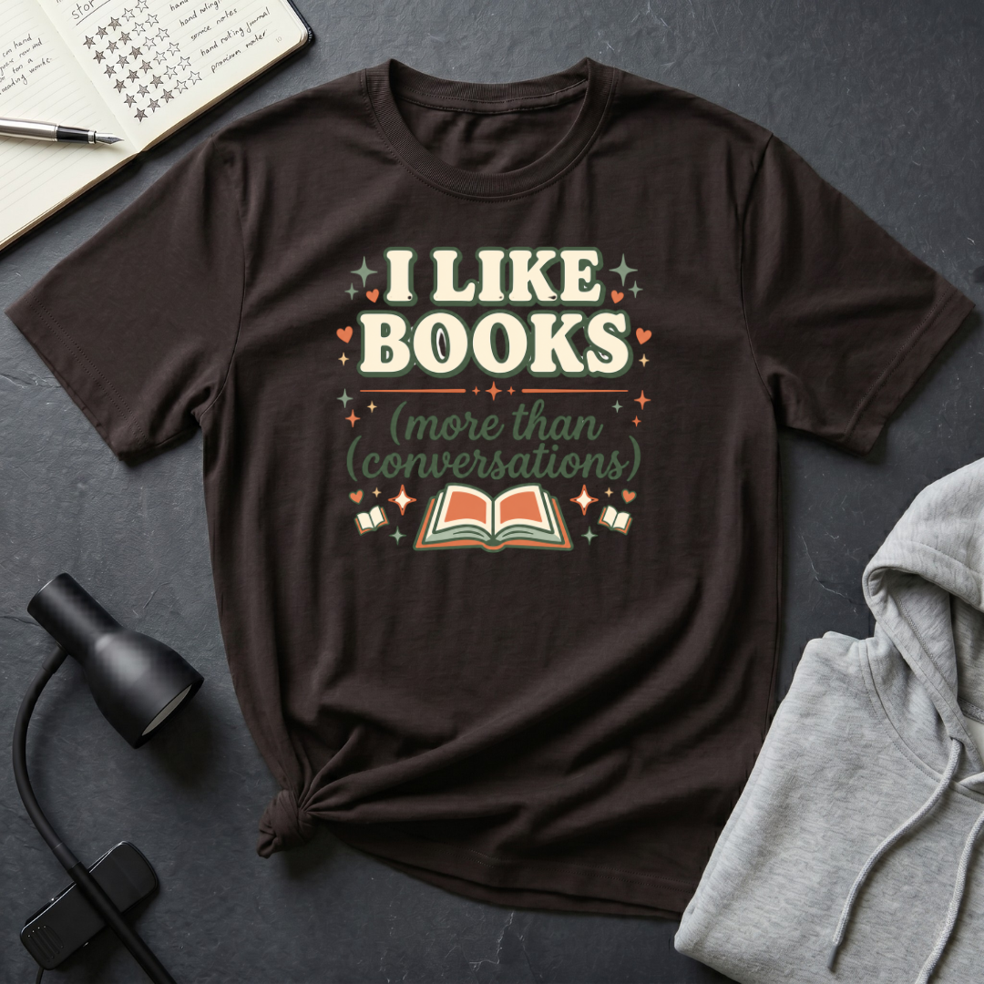 I Like Books T Shirt