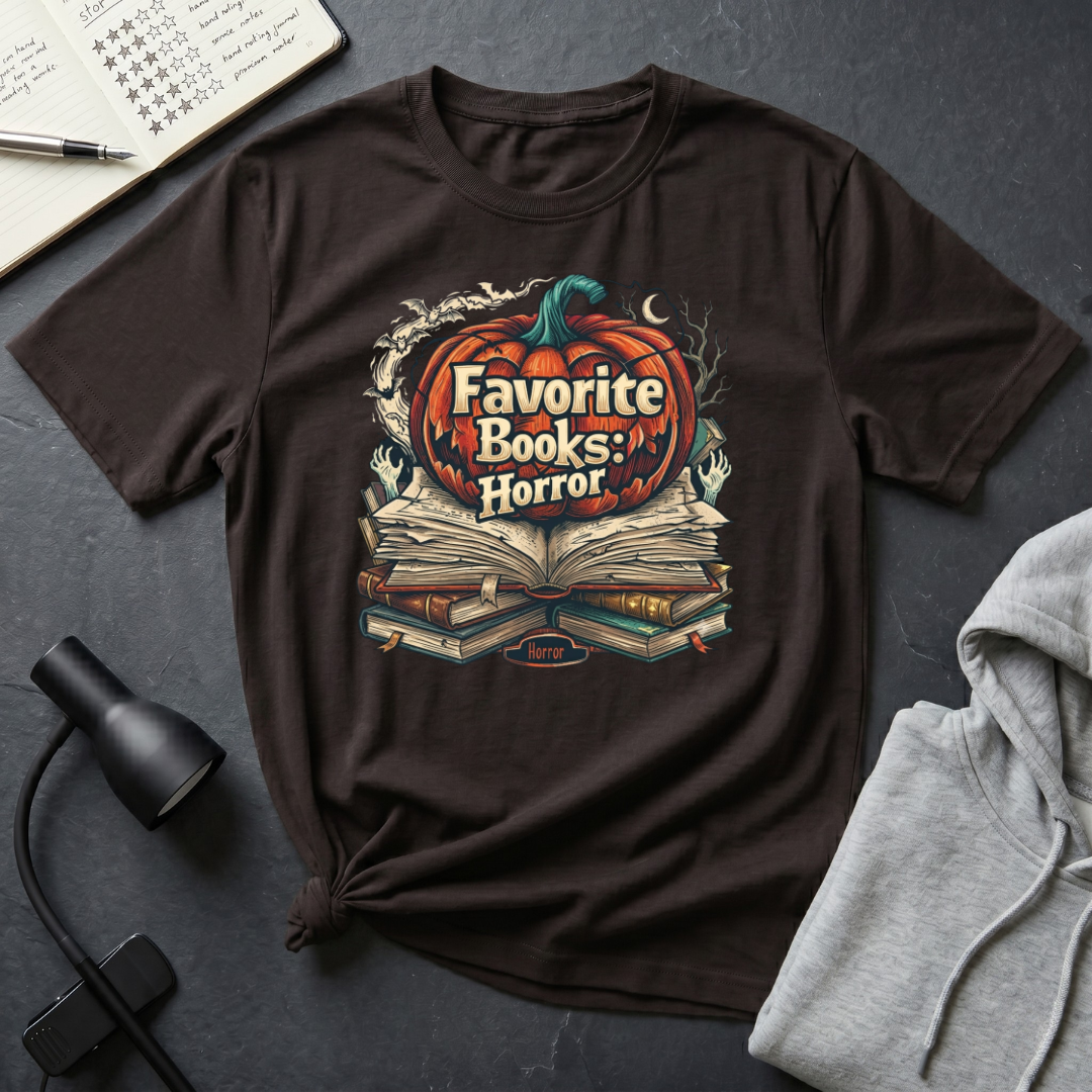 Favorite Book is Horror T Shirt