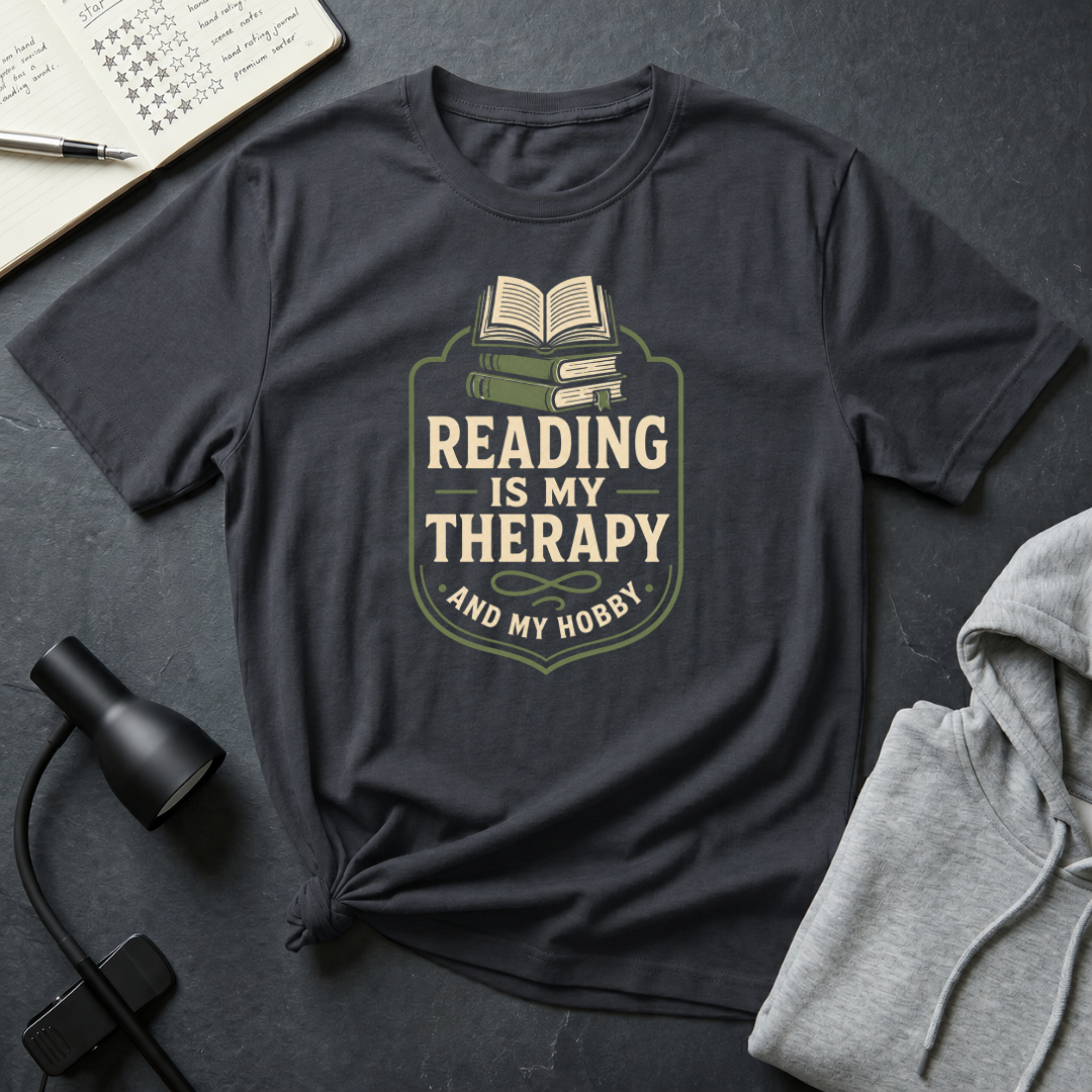 Reading Is My Therapy T Shirt