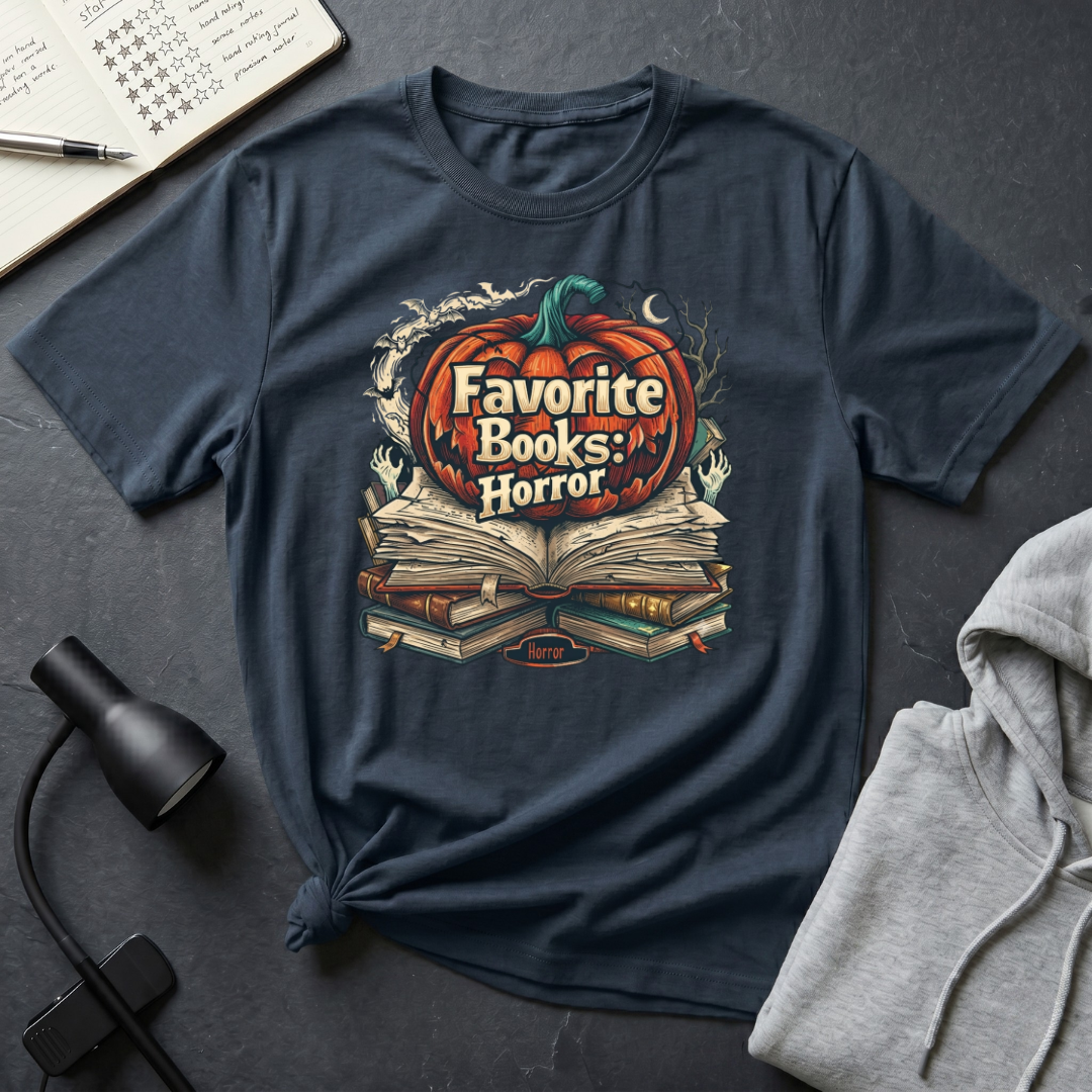Favorite Book is Horror T Shirt