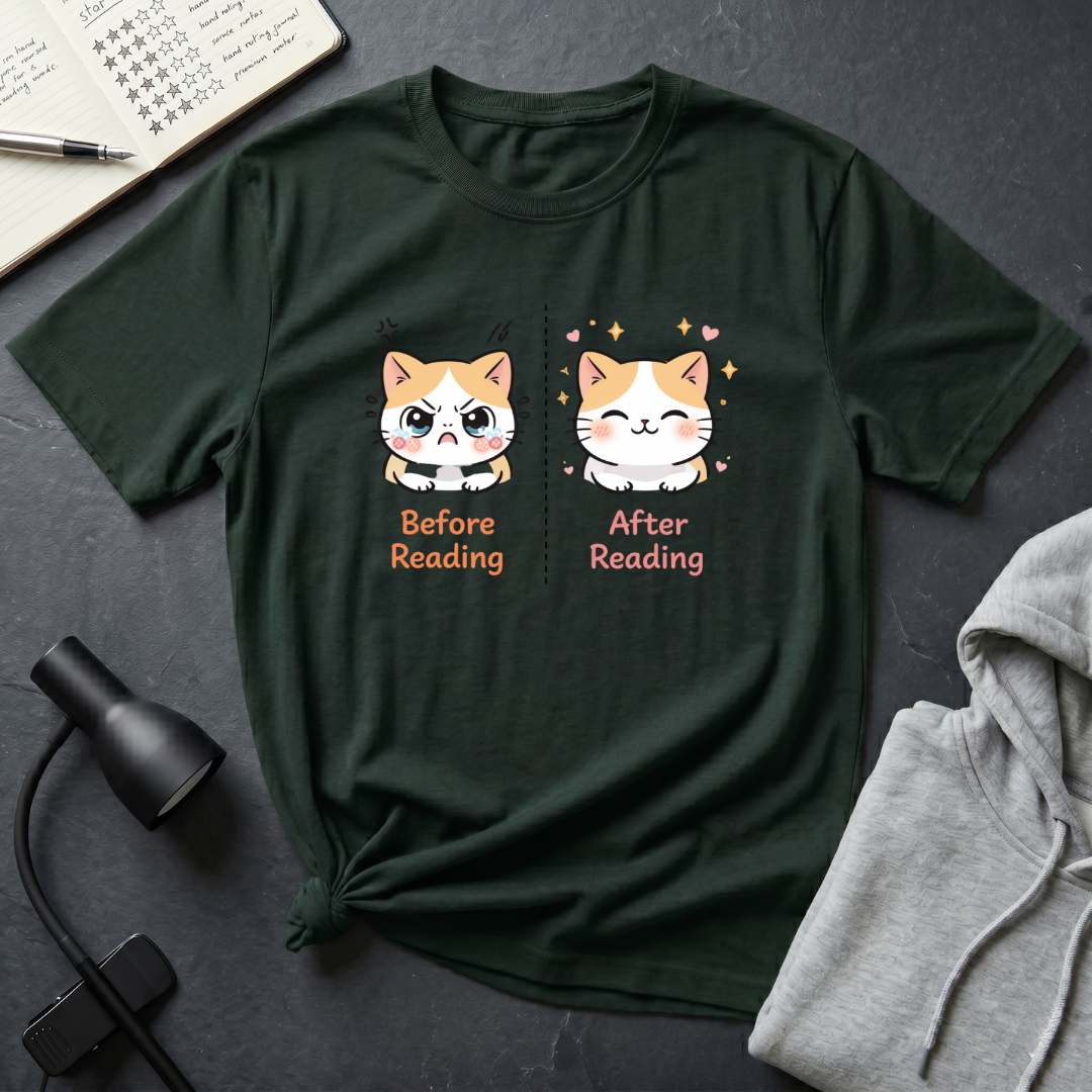 Before-After Reading T Shirt