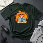 Bookworm Cat T Shirt
