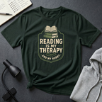 Reading Is My Therapy T Shirt