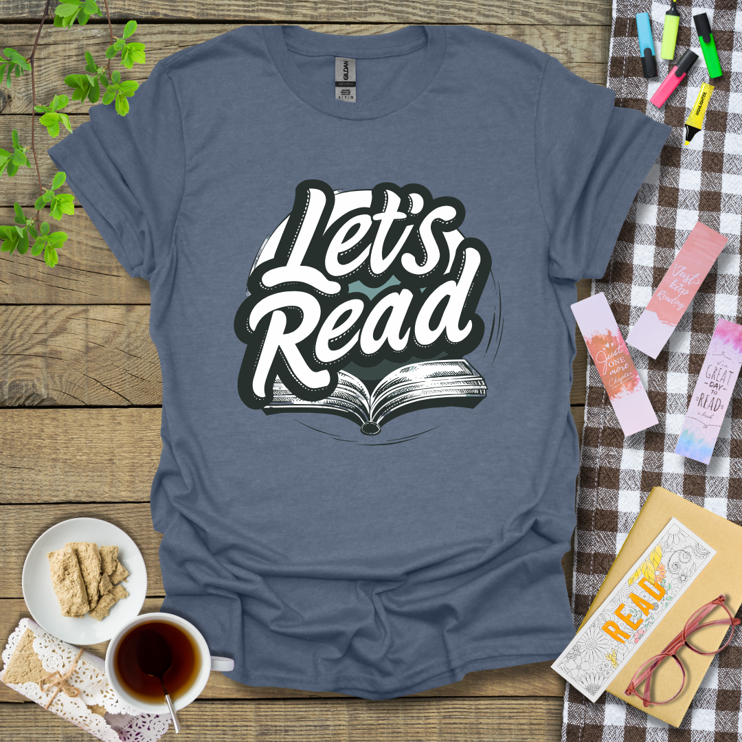 Let's Read Graphic T Shirt