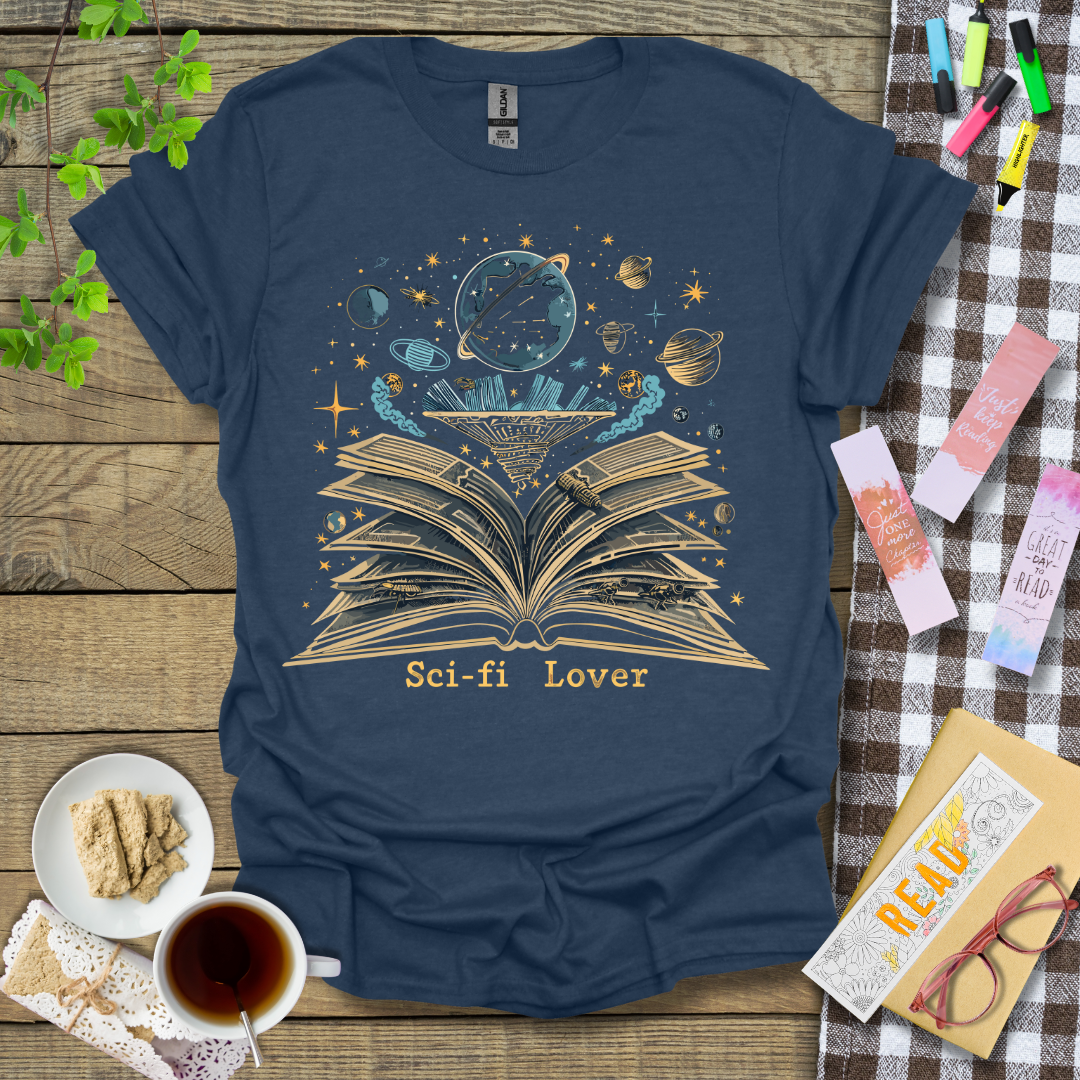 Sci-fi Lover Theme Graphic T Shirt
