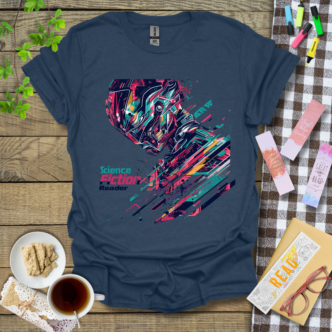 Science Fiction Reader Graphic T Shirt